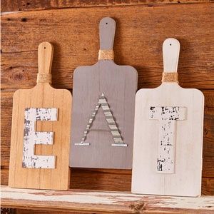 NEW FARMHOUSE "EAT" WALL ART